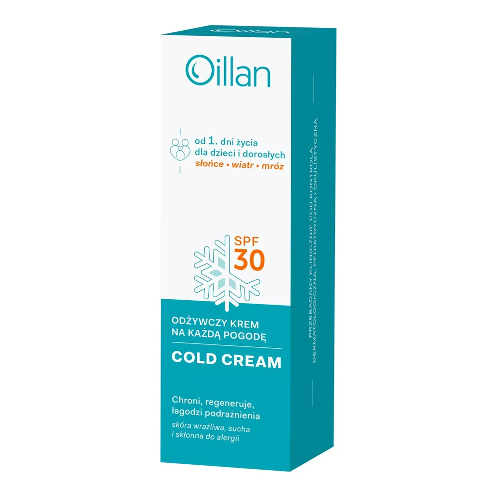Oillan Odżywczy Krem Na Każdą Pogodę SPF30 Do Twarzy I Ciała 50ml
