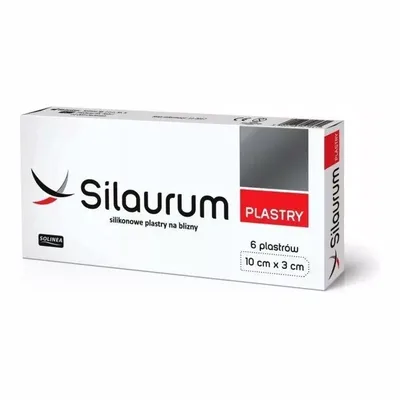 Silaurum Plastry Na Blizny Wygładzenie Rozjaśnienie 10x3cm 6 sztuk
