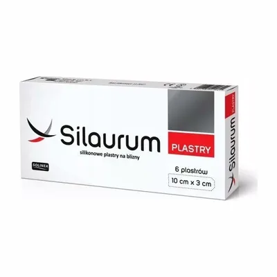 Silaurum Plastry Na Blizny Wygładzenie Rozjaśnienie 10x3cm 6 sztuk