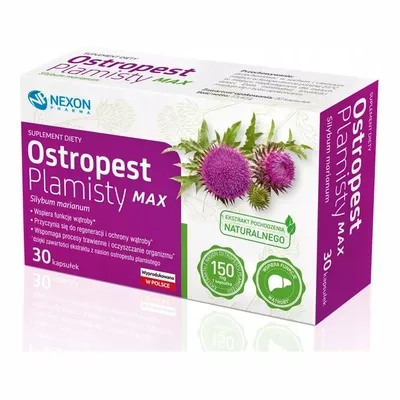 Ostropest Plamisty Max Nexon 30 Kapsułek
