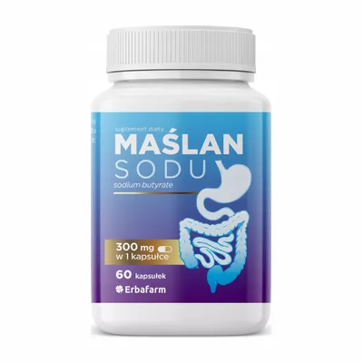 Maślan Sodu 300mg 60 Kapsułek