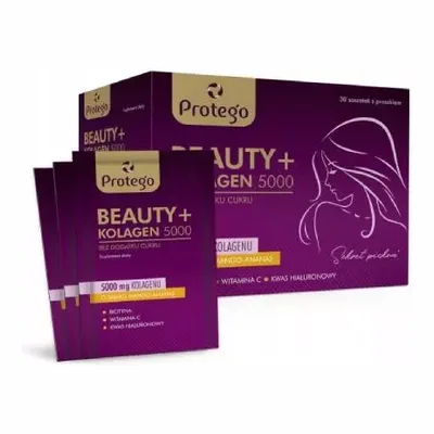 Protego Beauty + Kolagen 5000mg Mango-Ananas 30 Saszetek