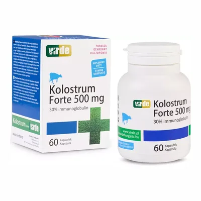 Kolostrum Forte 500mg Na Odporność 60 Kapsułek