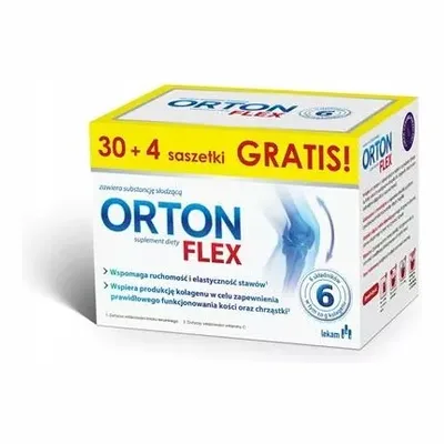 Orton Flex Wsparcie Chrząstek I Stawów 30 + 4 Saszetki Gratis