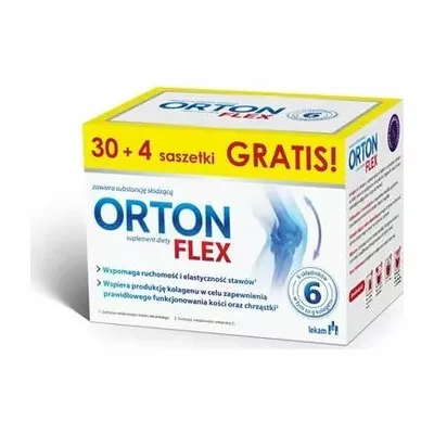 Orton Flex Wsparcie Chrząstek I Stawów 30 + 4 Saszetki Gratis