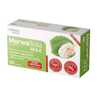 Morwa Biała Max 60 Tabletek