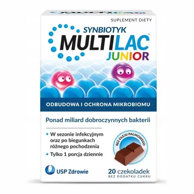 Multilac Junior Czekoladka 20 Szt