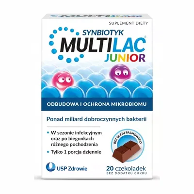 Multilac Junior Czekoladka 20 Szt