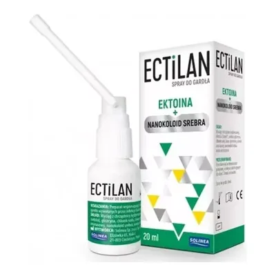 Ectilan Spray Do Gardła Infekcje Wirusowe I Bakteryjne 20ml
