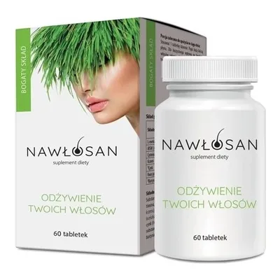 Nawłosan Odżywienie Włosów Bogaty Skład 60 Tabletek