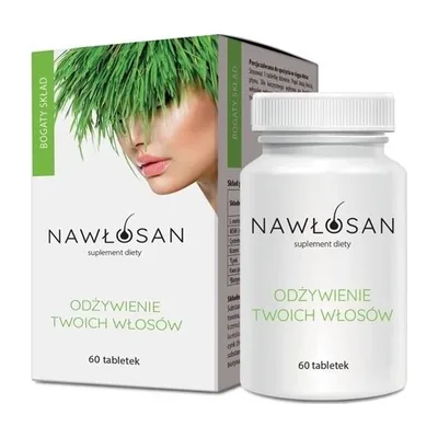 Nawłosan Odżywienie Włosów Bogaty Skład 60 Tabletek