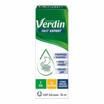 Verdin Fast Expert Krople Wspomagające Trawienie 30ml