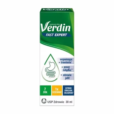 Verdin Fast Expert Krople Wspomagające Trawienie 30ml
