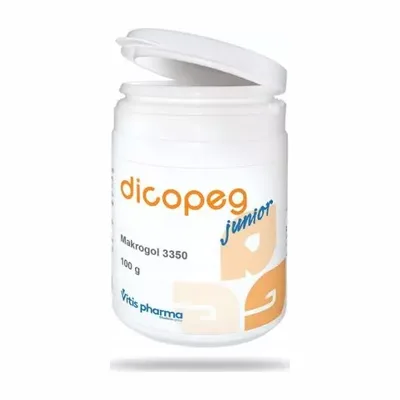 Dicopeg Junior Zaparcia Zaburzona Praca Jelit Zatwardzenie Proszek 100 g