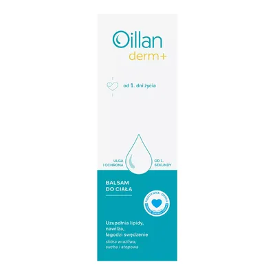 Oillan Derm+ Balsam Do Ciała Od 1 Dnia Życia Skóra Wrażliwa Sucha 200 ml
