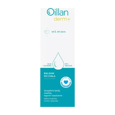 Oillan Derm+ Balsam Do Ciała Od 1 Dnia Życia Skóra Wrażliwa Sucha 200 ml