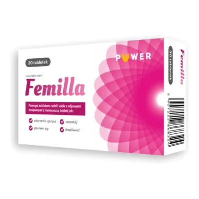 Femilla Menopauza Uderzenia Gorąca Drażliwość 30 Kapsułek