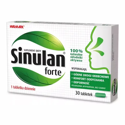 Sinulan Forte Górne Drogi Oddechowe 30 Tabletek