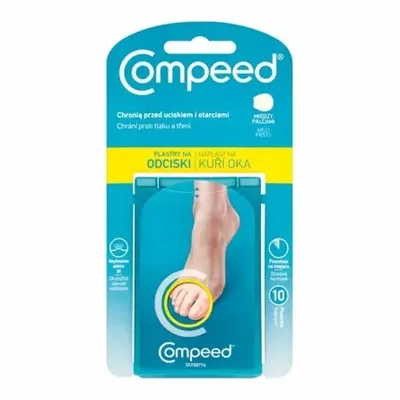 Plaster Compeed Na Odciski Między Palcami Stóp 10 Sztuk