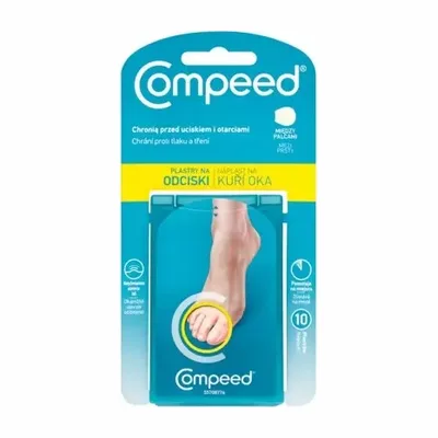 Plaster Compeed Na Odciski Między Palcami Stóp 10 Sztuk
