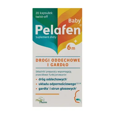 Pelafen Baby 6m+ Wsparcie Górnych Dróg Oddechowych 20 Kapsułek
