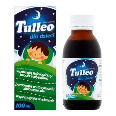 Tulleo Suplement Diety Dla Dzieci Ułatwiający Zasypianie Z Melisą 100ml