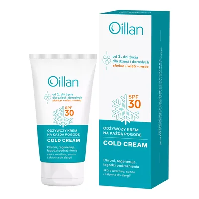 Oillan Odżywczy Krem Na Każdą Pogodę SPF30 Do Twarzy I Ciała 50ml