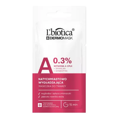 Lbiotica Dermomaska Witamina A Natychmiastowe Wygładzenie 8ml