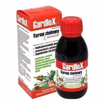 Gardlox7 Syrop Ziołowy Z Miodem I Witaminą C 120ml