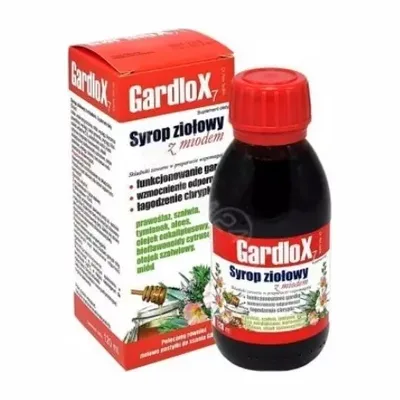 Gardlox7 Syrop Ziołowy Z Miodem I Witaminą C 120ml