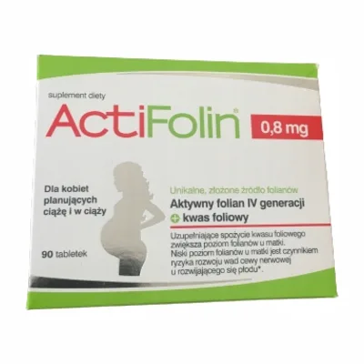 Actifolin Źródło Kwasu Foliowego 90 Tabletek