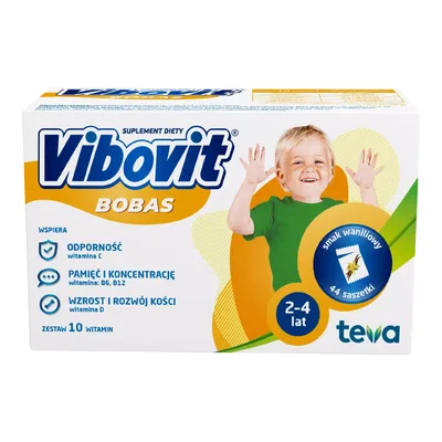 Vibovit Bobas O Smaku Waniliowym 44 Saszetki