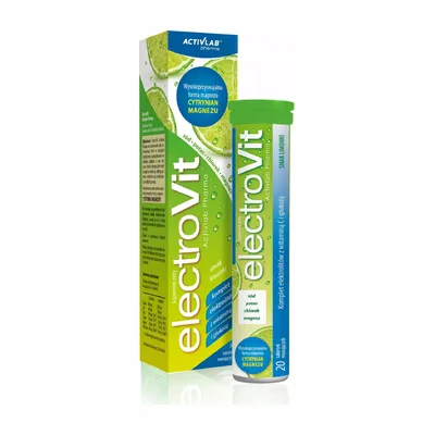 ElectroVit Activlab Pharma Limonka Tabletki Musujące 20 Sztuk