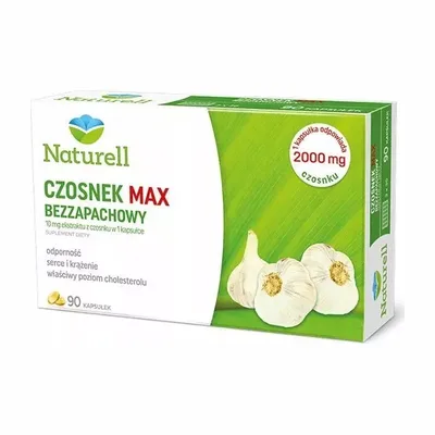 NATURELL CZOSNEK MAX BEZZAPACH.*90 KAPS