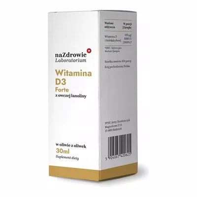 Witamina D3 Forte Na Zdrowie W Kroplach 30ml