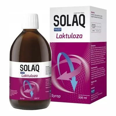 Solaq Laktuloza Wsparcie W Zaparciach Syrop 500ml