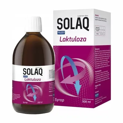 Solaq Laktuloza Wsparcie W Zaparciach Syrop 500ml