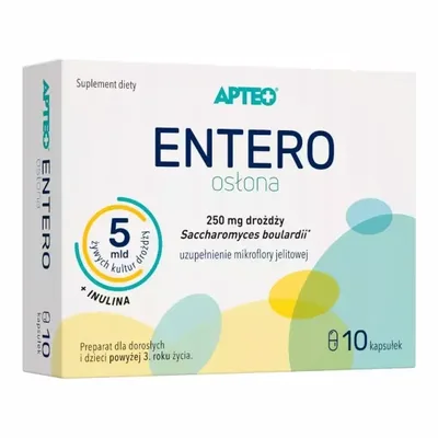 ENTERO Osłona 250 mg Apteo 10 Kapsułek