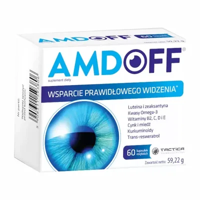 Amdoff Tabletki Wspierające Prawidłowe Widzenie 60 Kapsułek