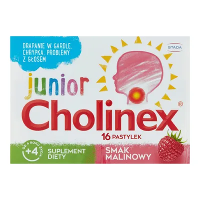 Cholinex Junior pastyl.dossania 16pastyl.