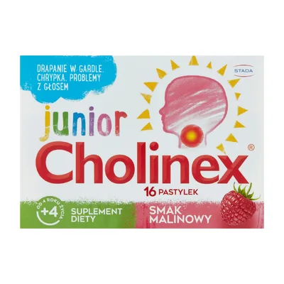 Cholinex Junior pastyl.dossania 16pastyl.