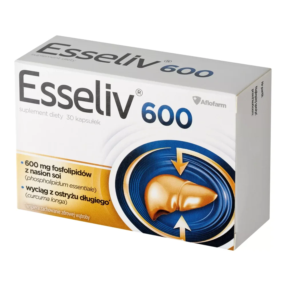 Esseliv 600 Zdrowa Wątroba 30 Sztuk