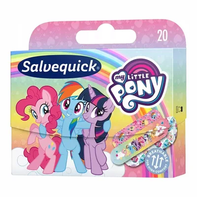 Plast. Salvequick My Little Pony 1op.(20sz