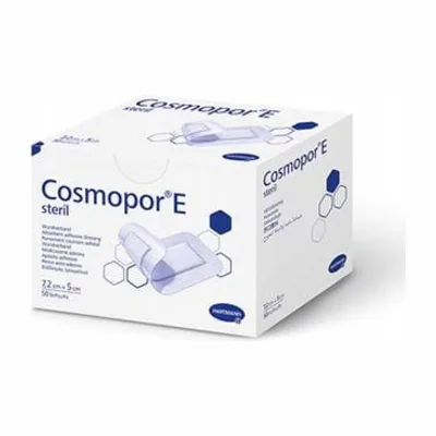 Cosmopor E Steril Plaster Optrunek Jałowy 7,2cm x 5cm 50 Sztuk