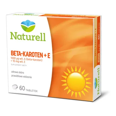 Naturell Beta-Karoten + E 60 Tabletek