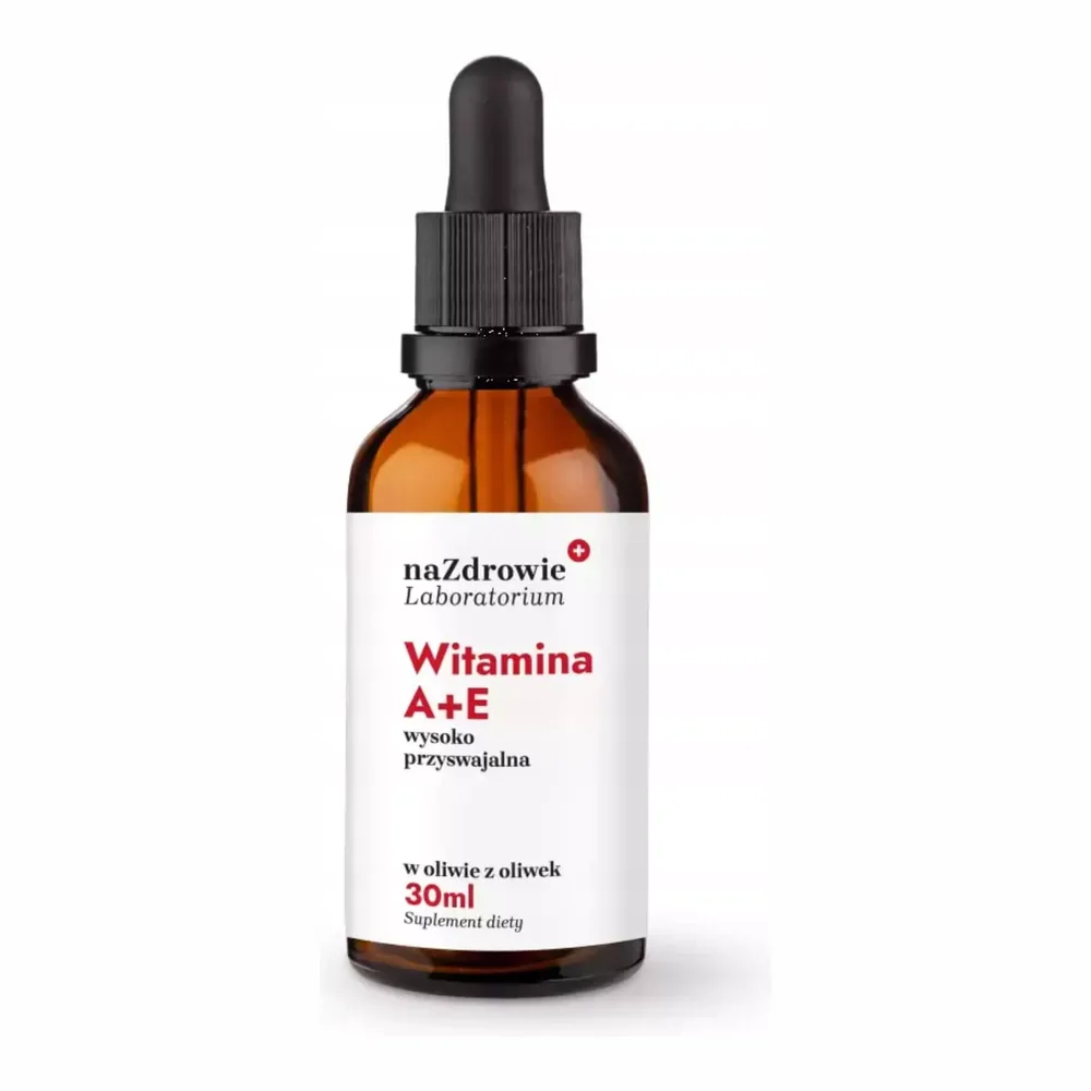 Witamina A+E Na Zdrowie W Kroplach Wzrok Skóra 30ml