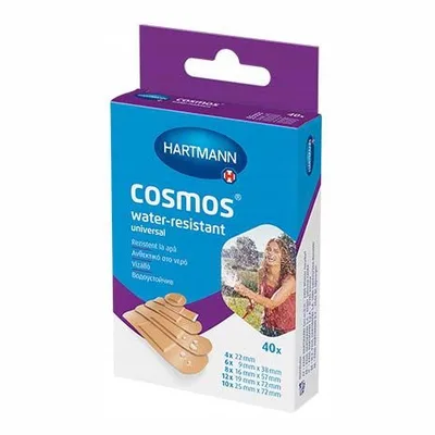 Plastry Cosmos Water-resistant 40 Sztuk Hartmann