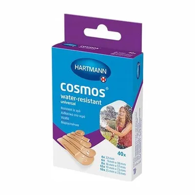 Plastry Cosmos Water-resistant 40 Sztuk Hartmann