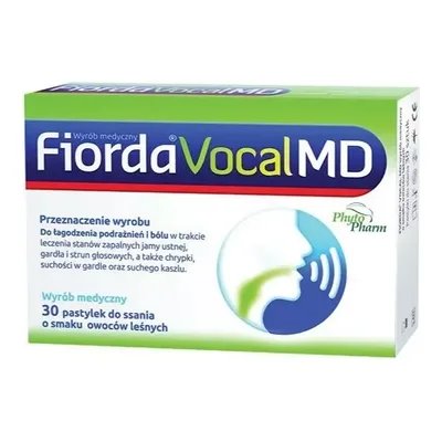 Fiorda Vocal O Smaku Owoców Leśnych 30 Pastylek Do Ssania