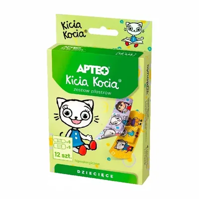 Plaster Dla Dzieci Kicia Kocia 12 Sztuk
